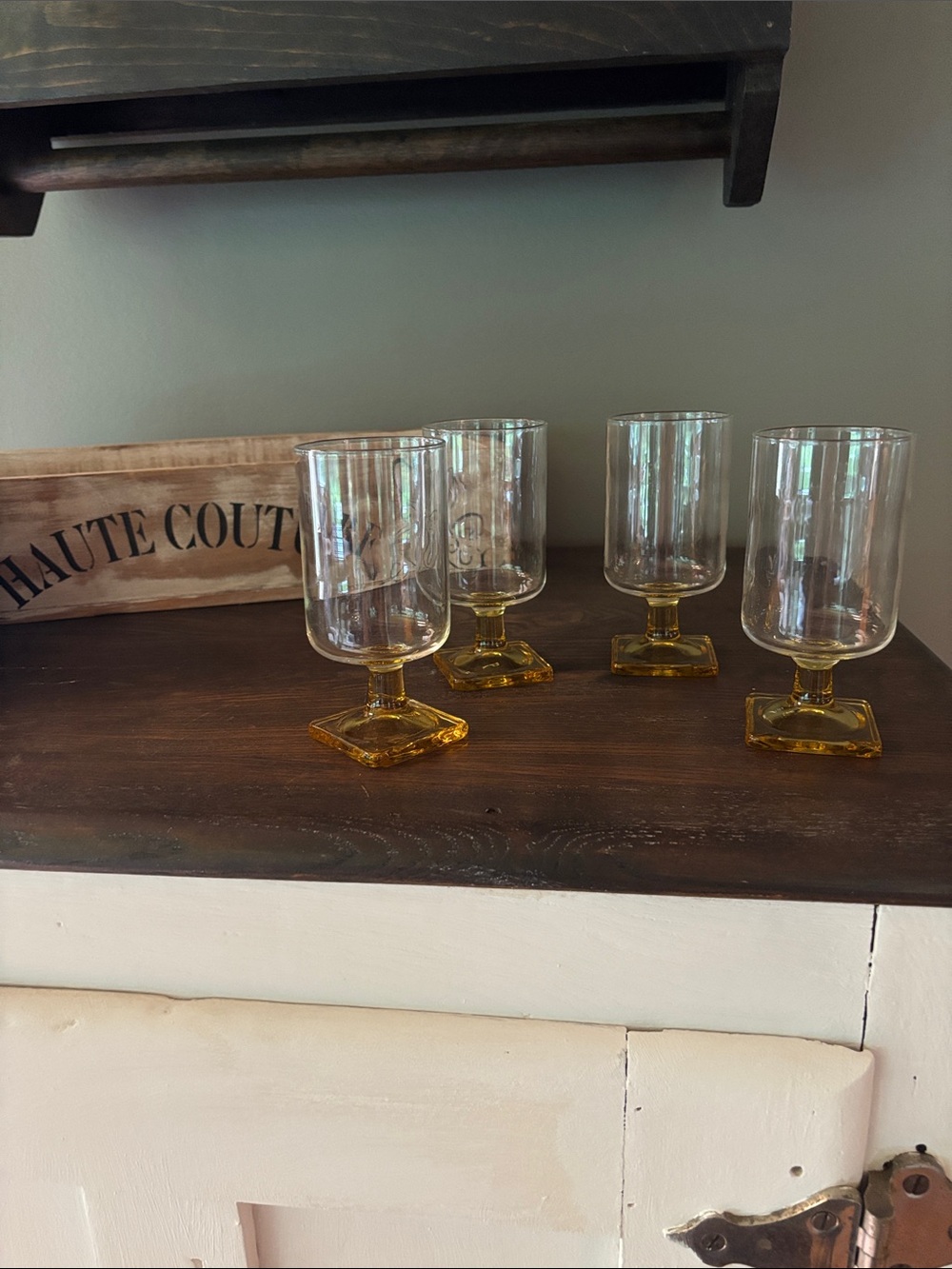 Federal Glass Nordic Topaz juice glasses
 - Set of 4